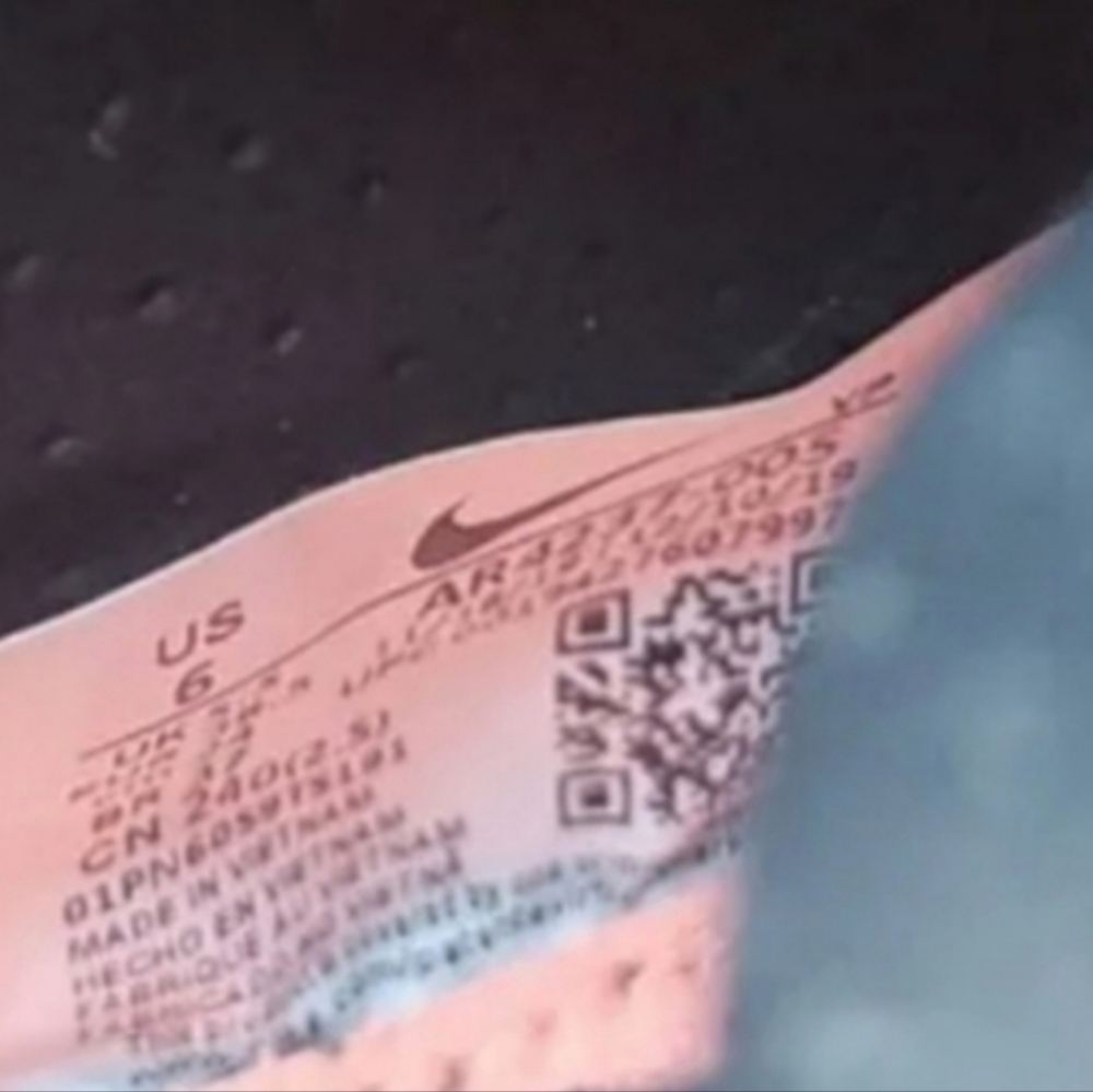 Nike Air Fear of God 1 Triple Black Off Noir Suede Sneakers, Men's 6, W 7.5 - Picture 13 of 16